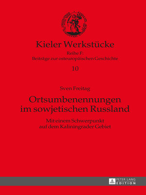 cover image of Ortsumbenennungen im sowjetischen Russland